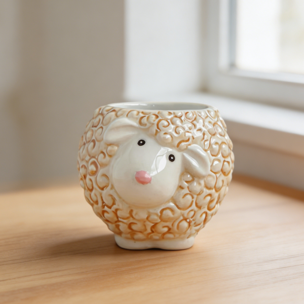 Sheep Ceramic Plant Pot Set of 6