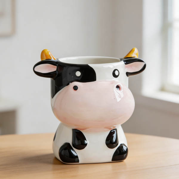 Cow Ceramic Succulent Planter